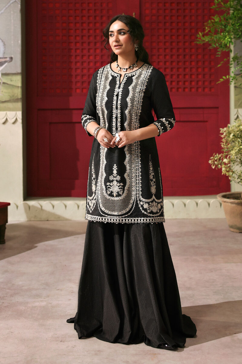 2 Piece - Embroidered Zari Khaddar Suit