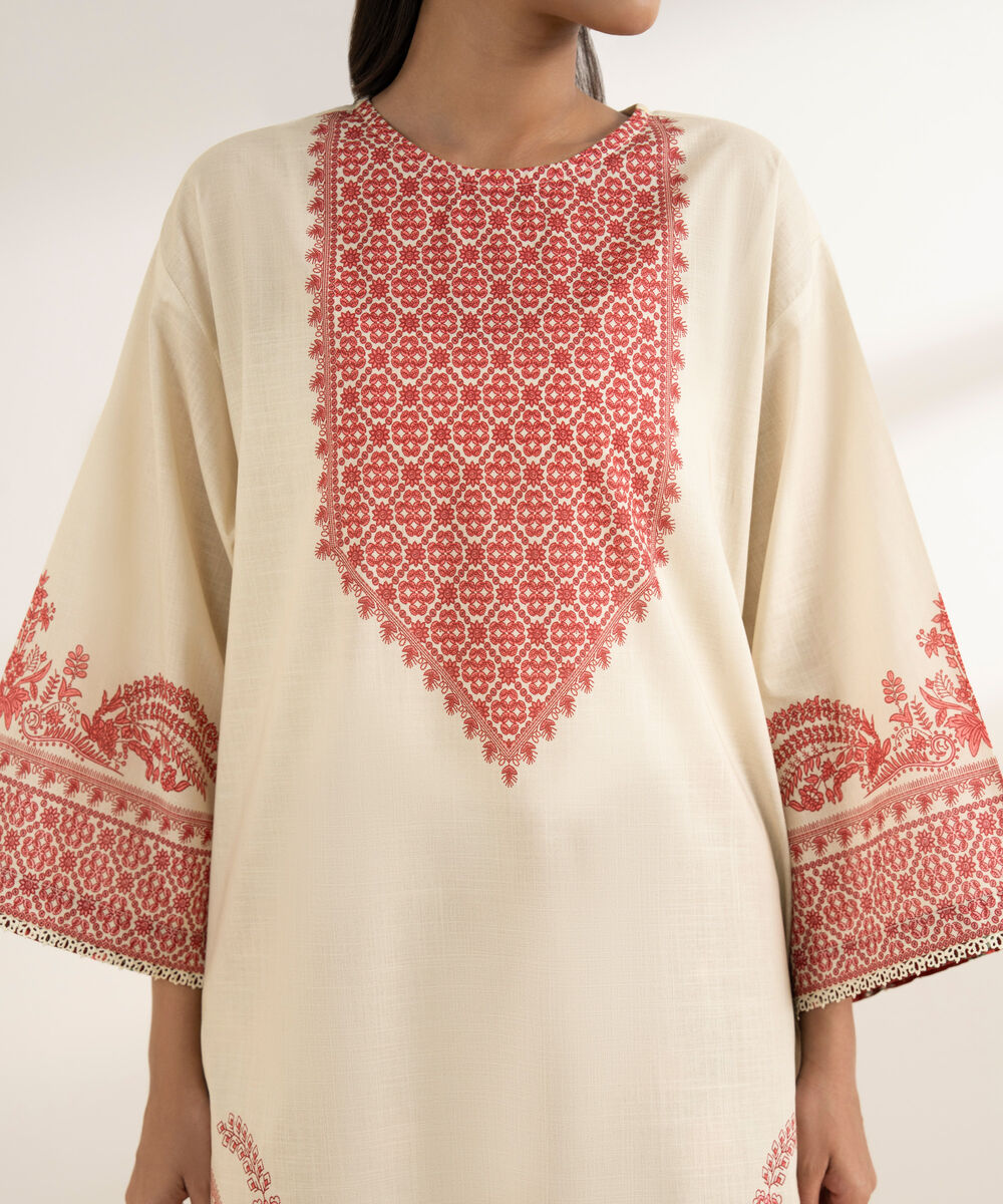 Women's RTW Cross Hatch Multi Printed Boxy Shirt