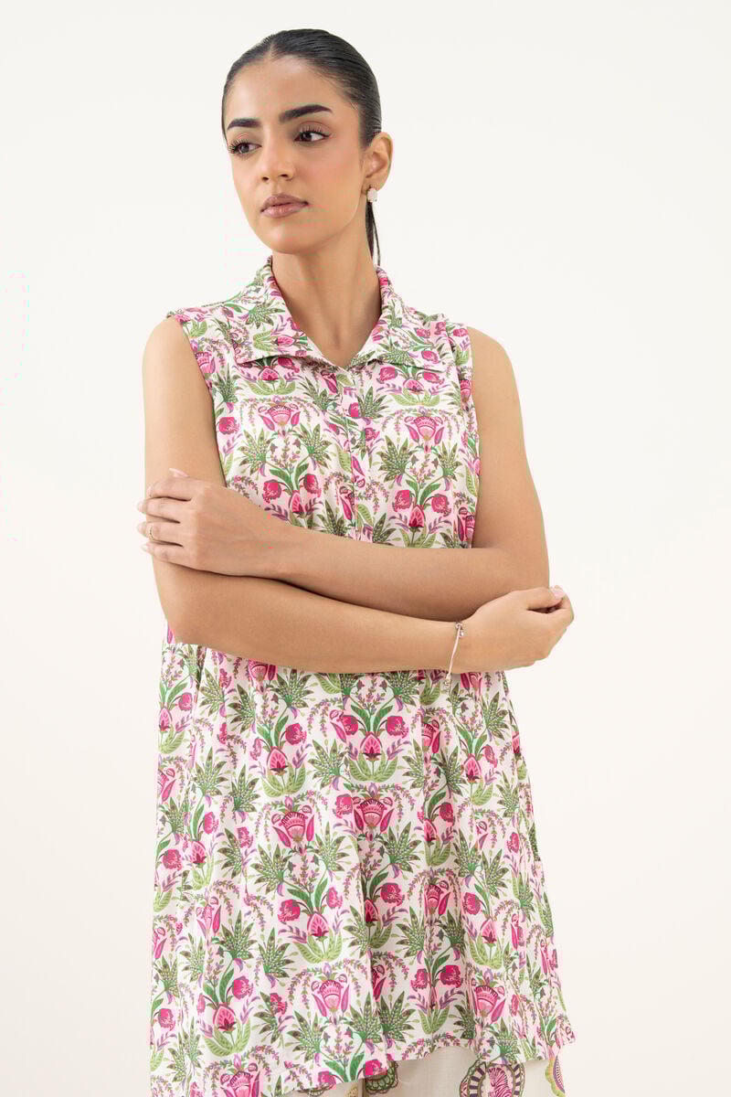 Printed Linen Viscose Shirt