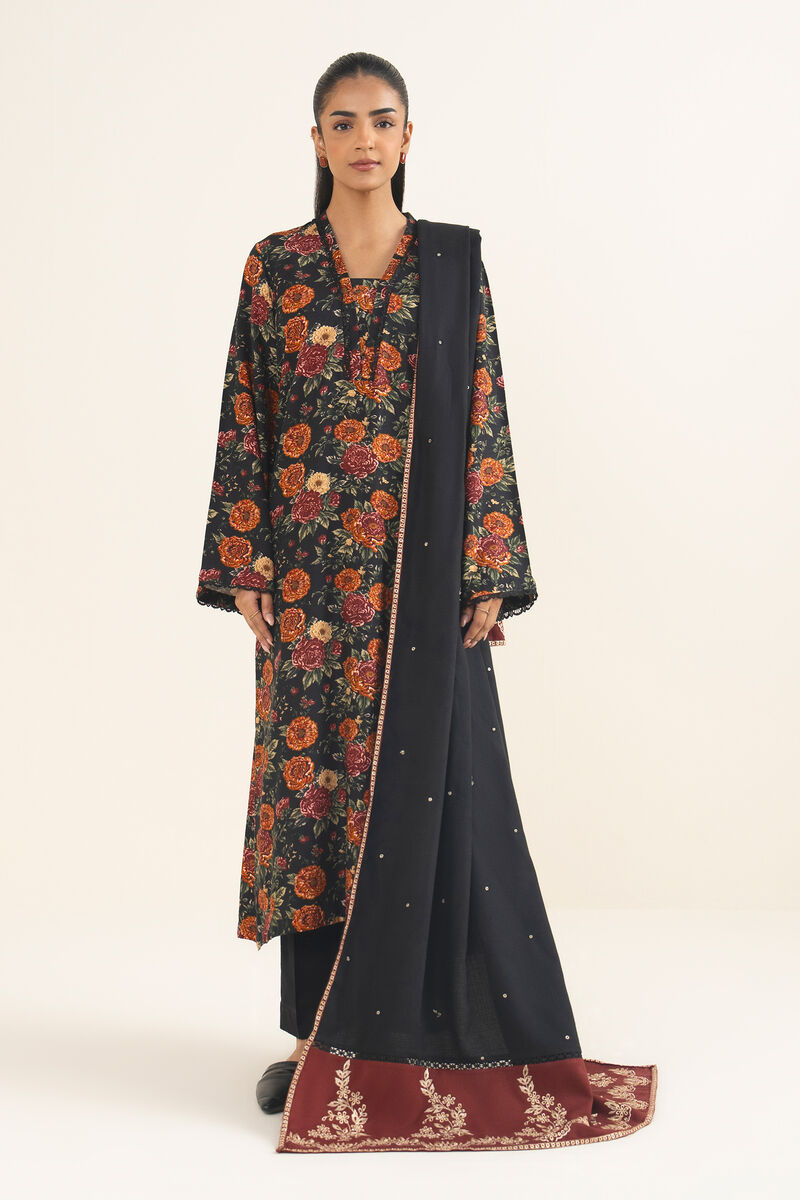 Embroidered Dobby Dupatta