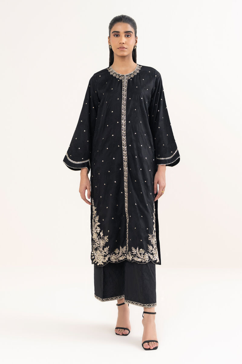 Embroidered Cotton Jacquard Shirt