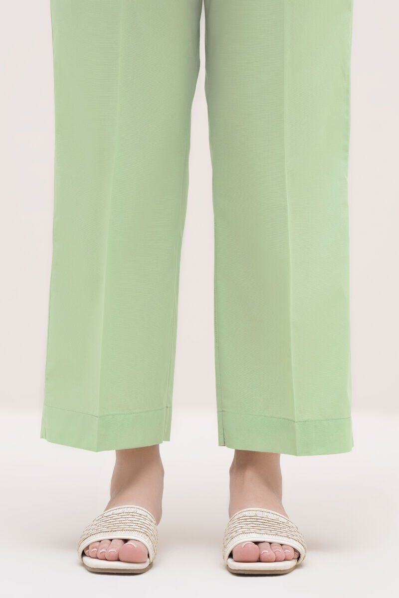 Solid Cambric Straight Pants