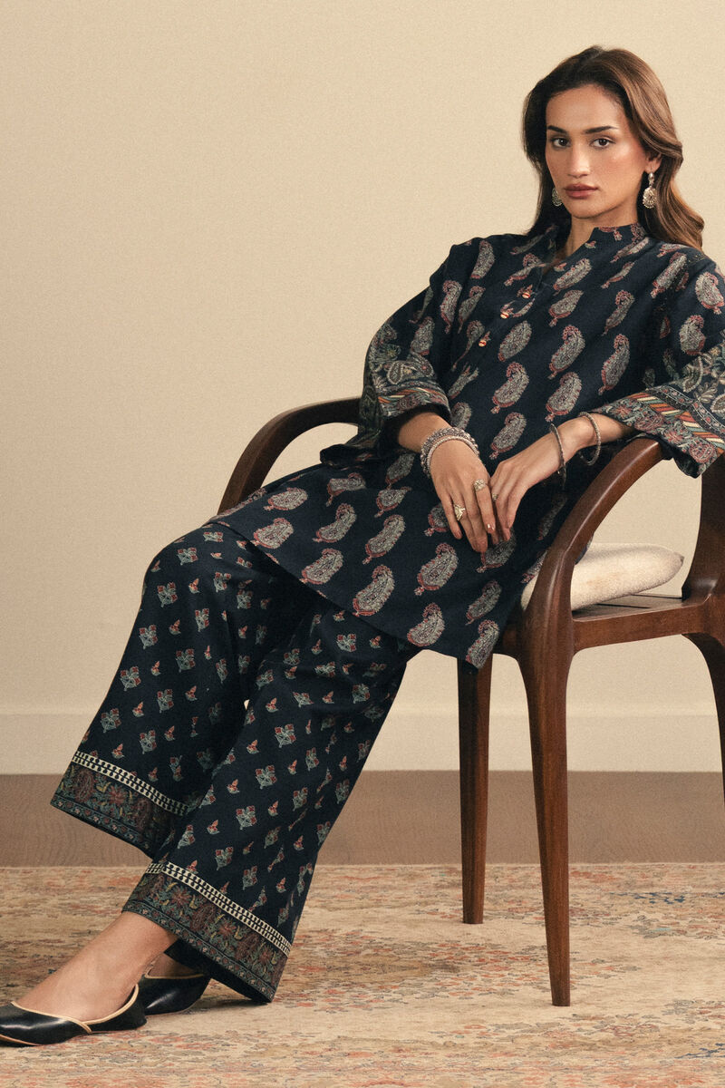 2 Piece - Printed Light Khaddar Suit