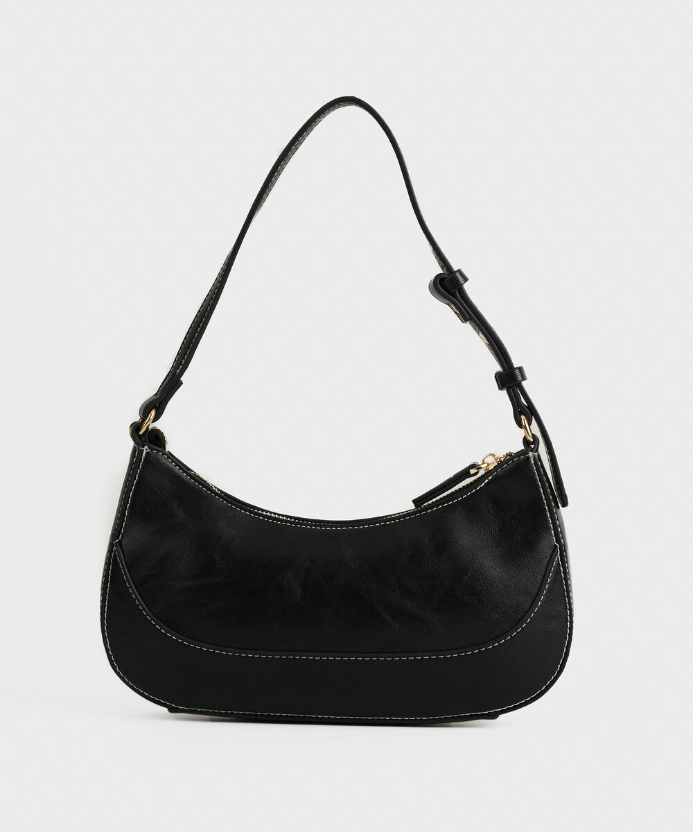 Women's Black Shoulder Bag