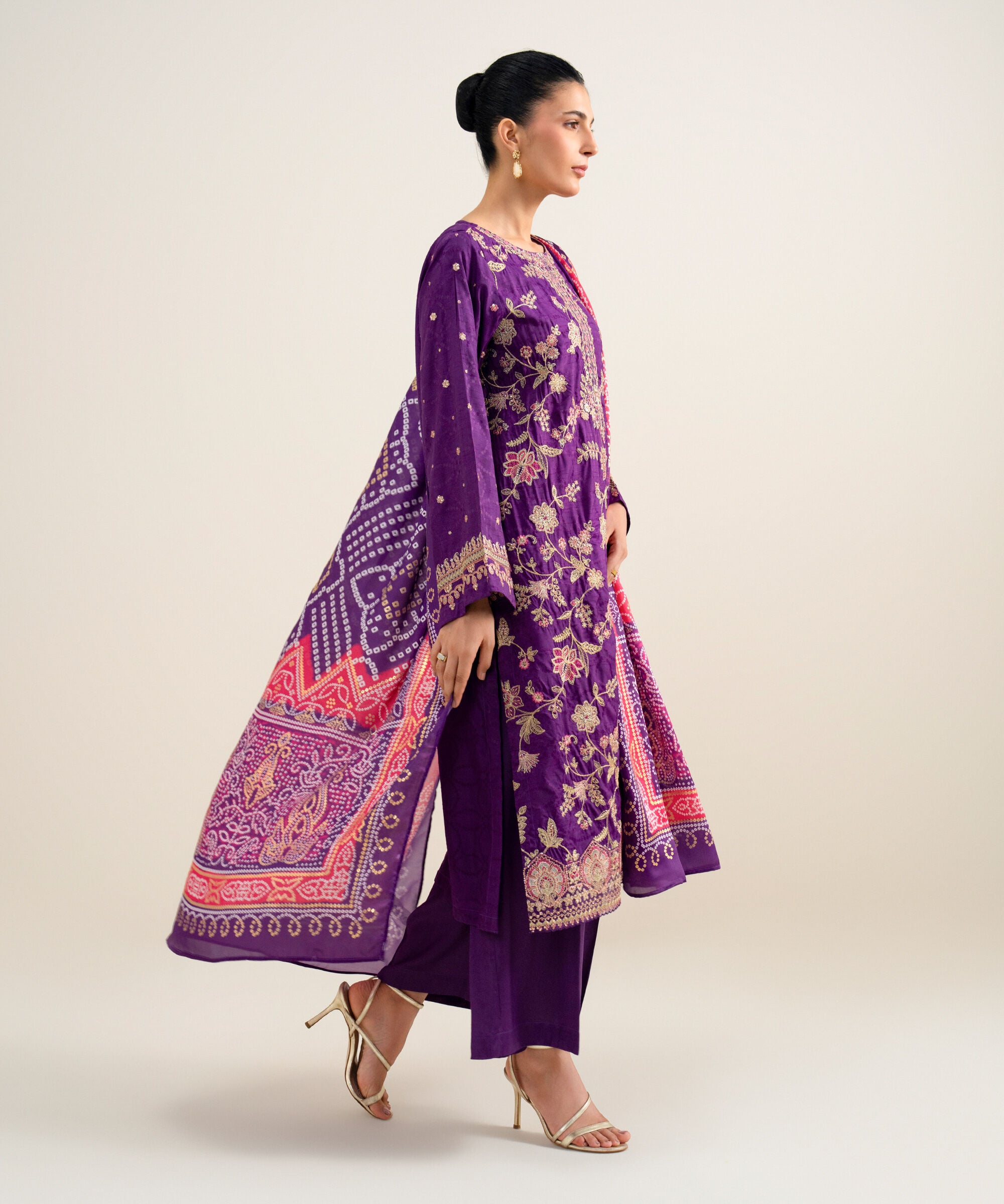 Unstitched 3 Pc Silk Jacquard 03FELX25V61B