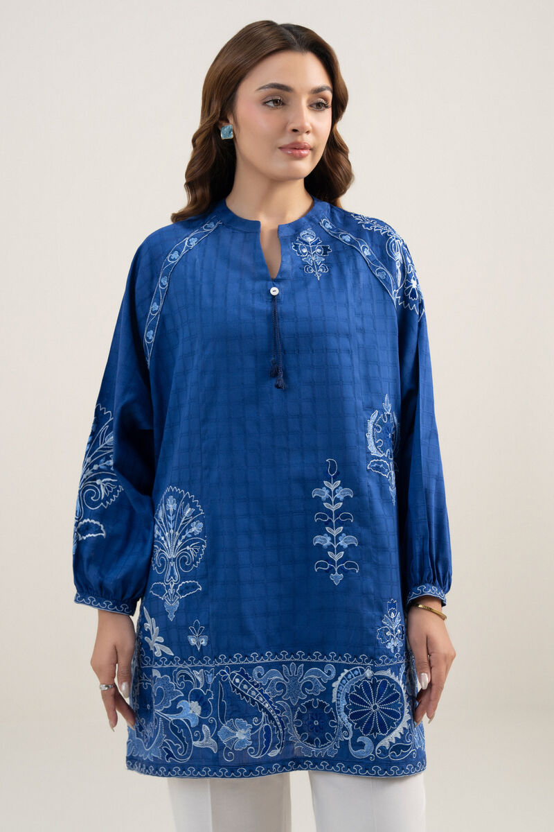 Embroidered Dobby Shirt