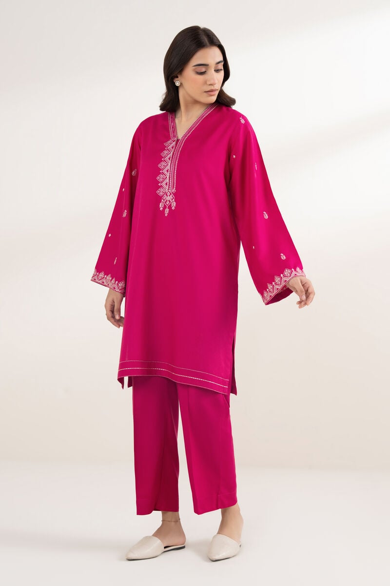 Embroidered Viscose Linen Shirt