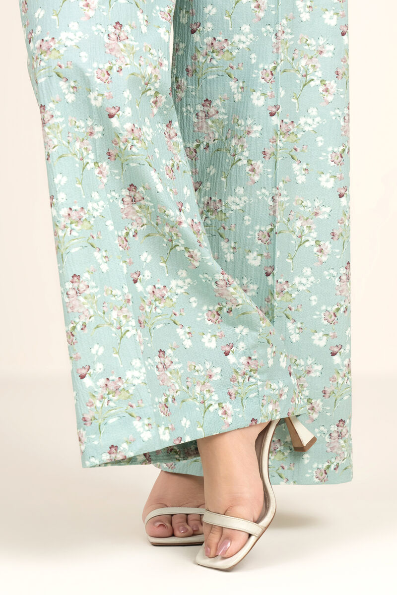 Printed Seersucker Culottes