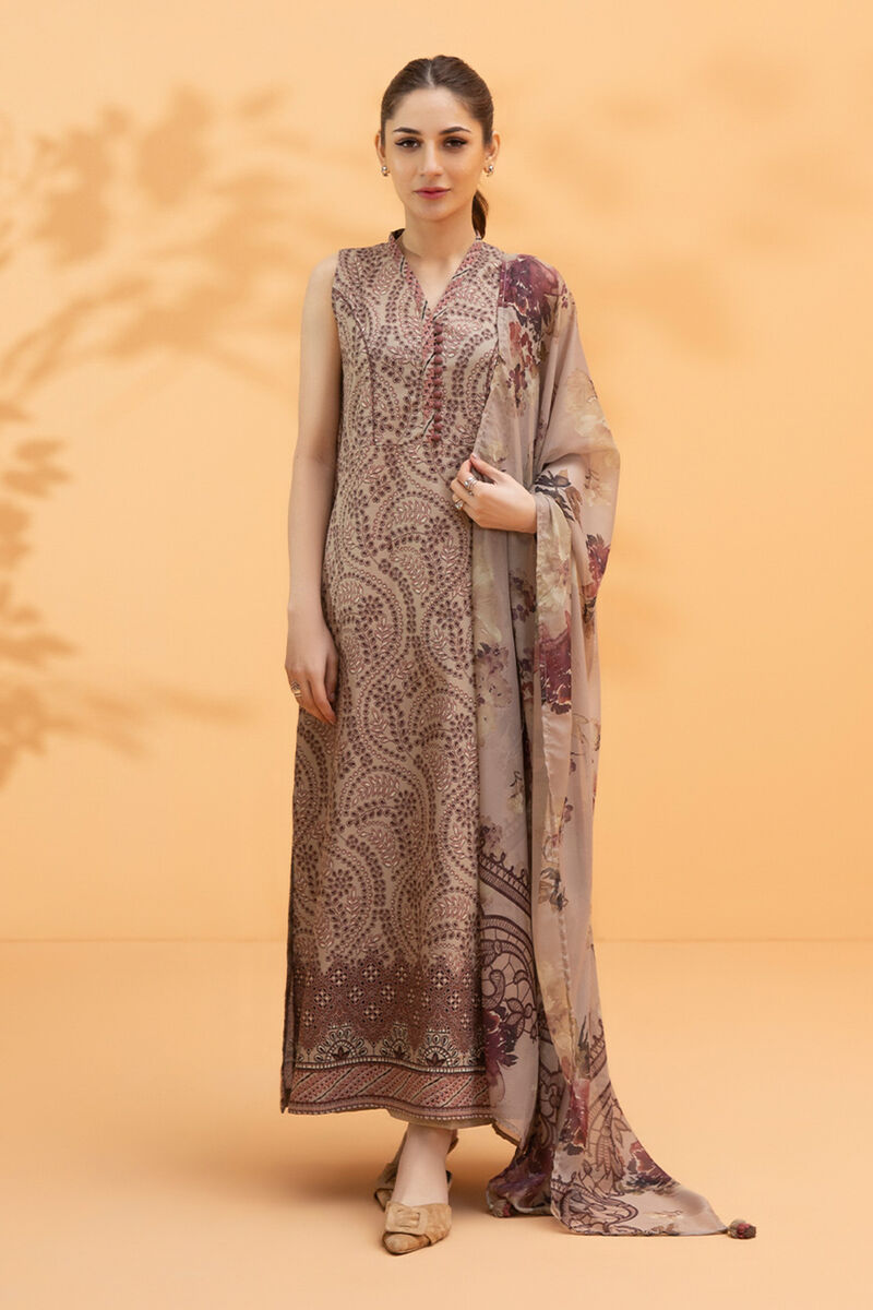 3 Piece - Printed Lawn Suit