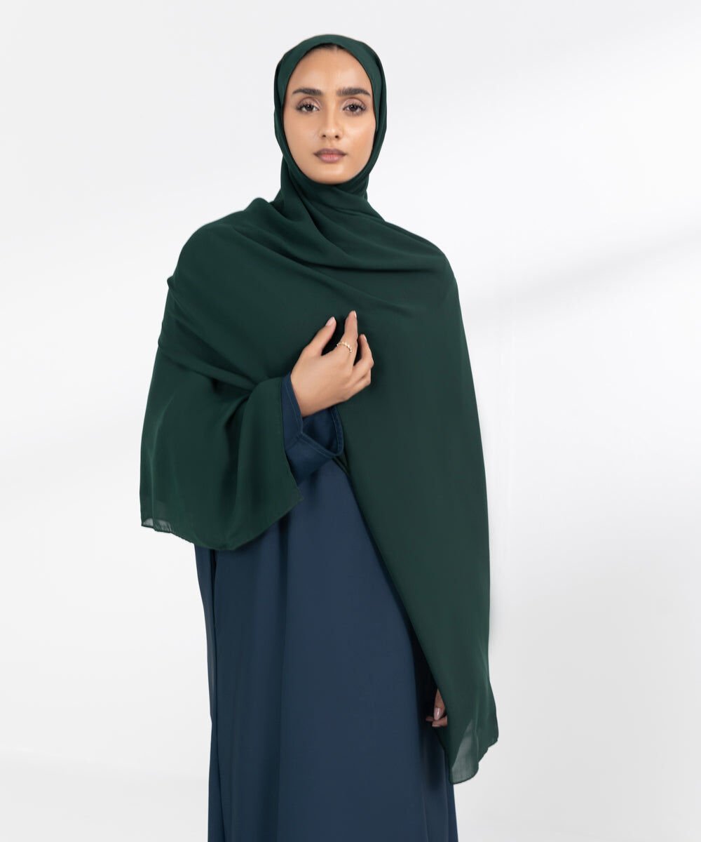 Basic Hijab Green Breathable Hijab