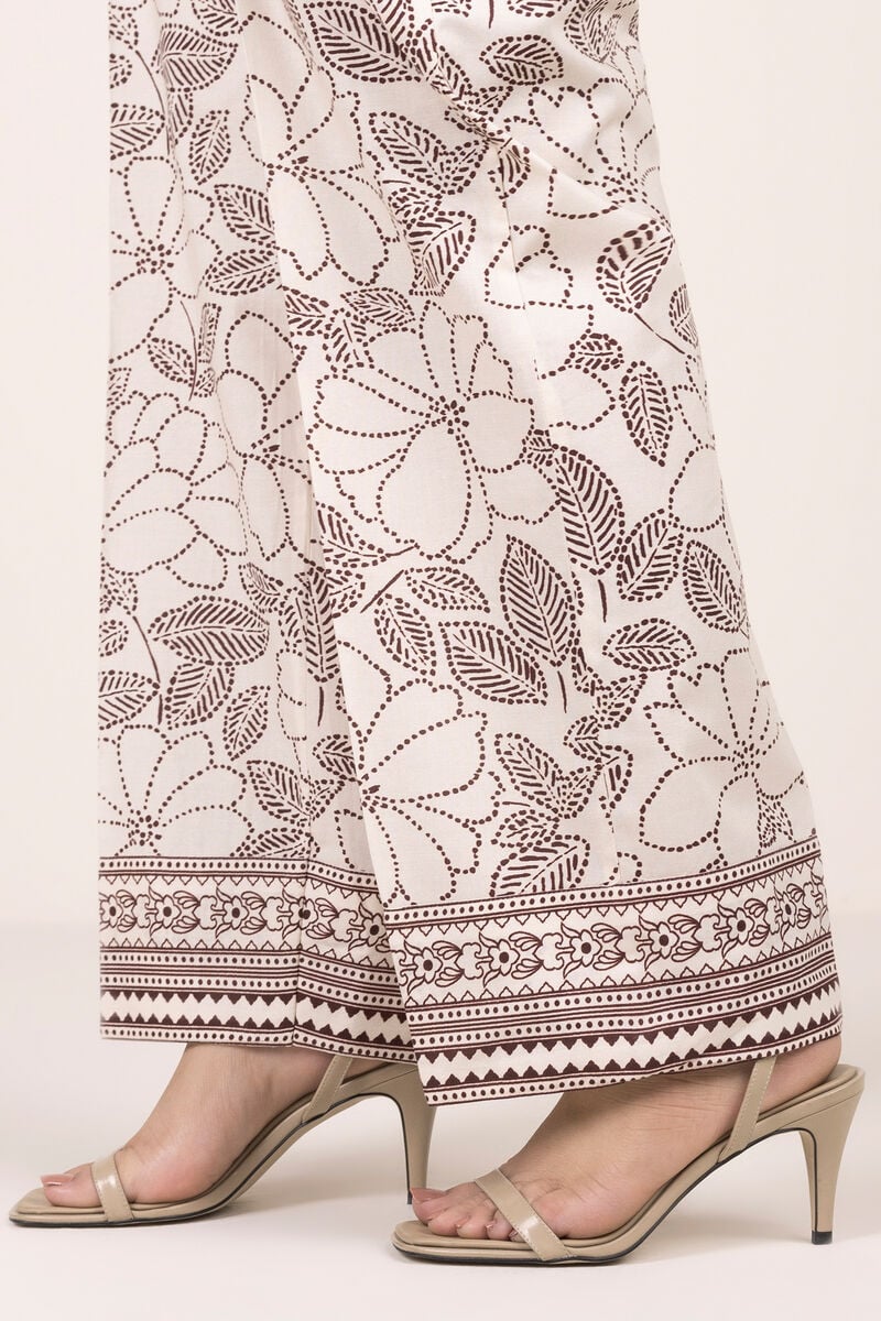 Printed Lawn Straight Pants