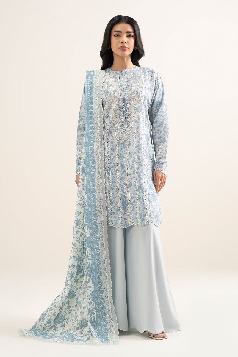 3 Piece - Embroidered Lawn Suit