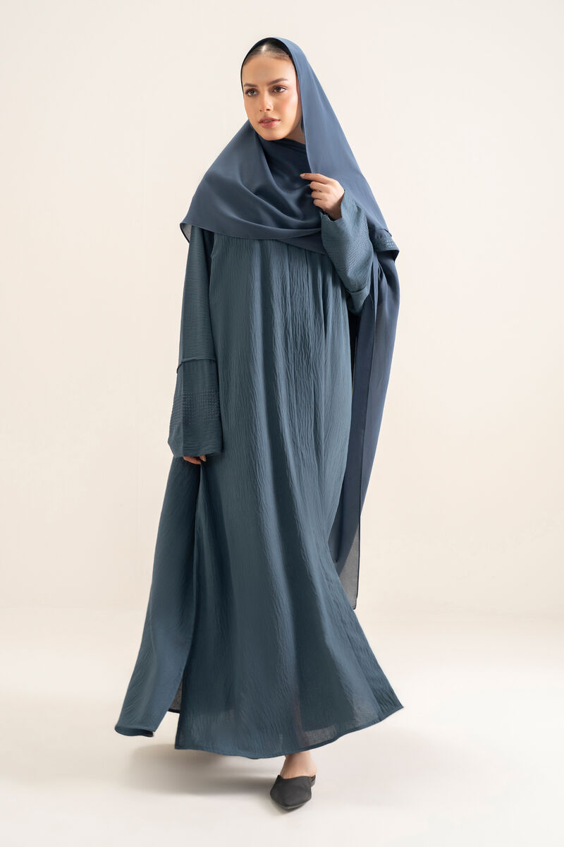 Embroidered Abaya Set