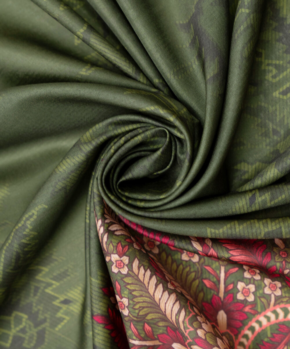 Women's Textured Silk Multi Printed Dupatta