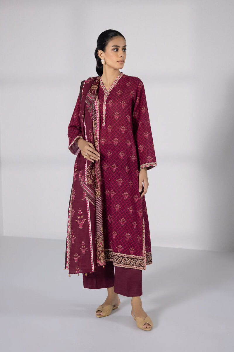 3 Piece - Lawn Printed Suit