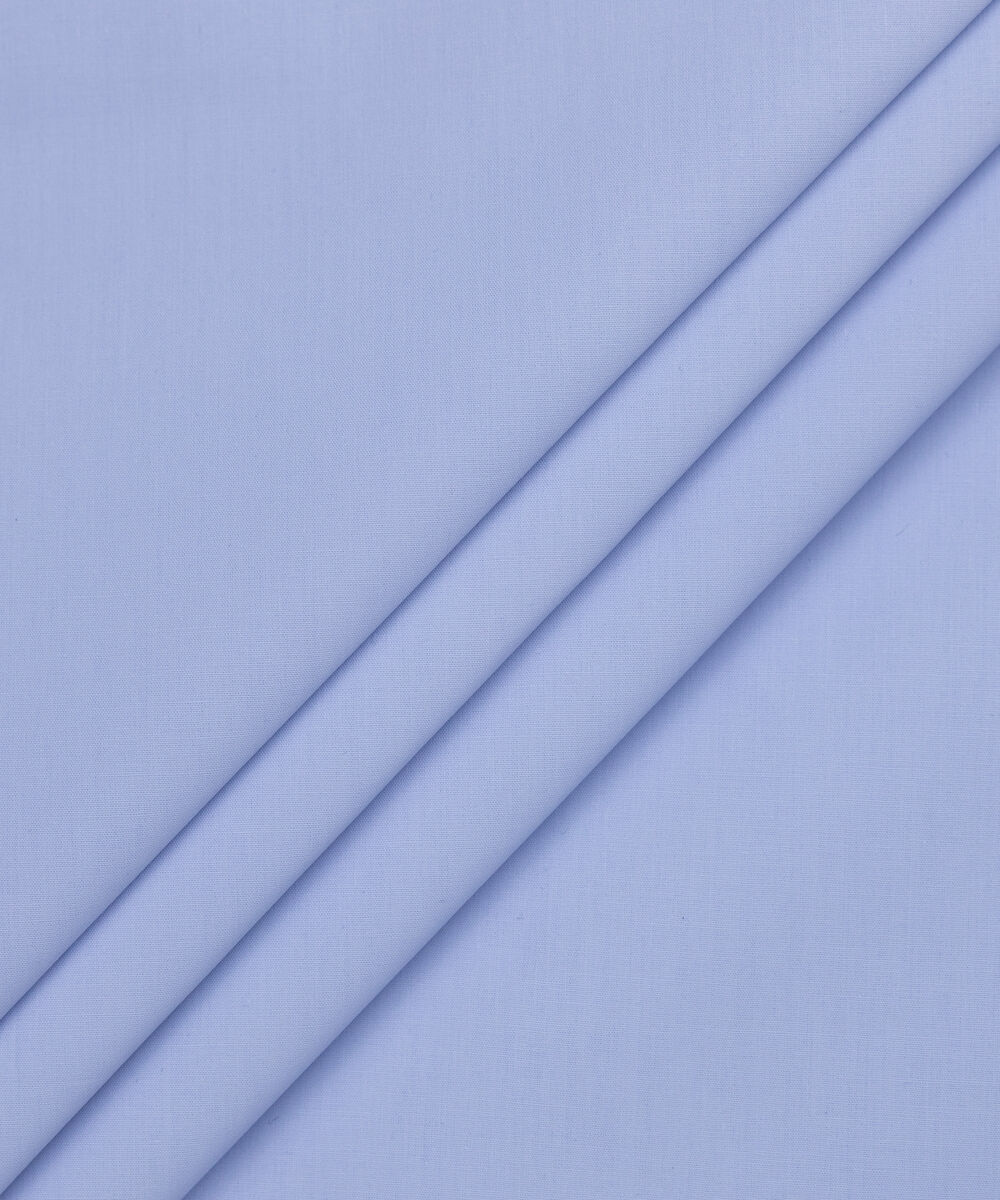 Men's Unstitched Two-Piece Sky Blue Premium Latha Suit