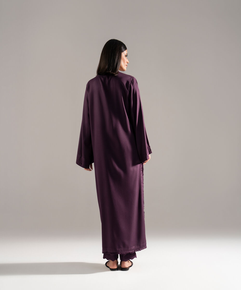 Women's RTW Bedford Solid Dark Purple 2 Piece Suit