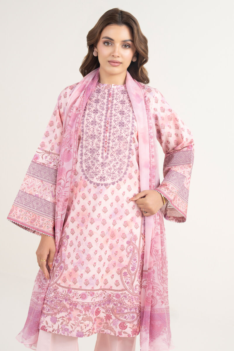 3 Piece - Embroidered Lawn Suit