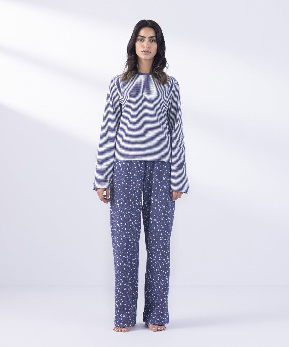 Woman - Blue Full Sleeve T-Shirt