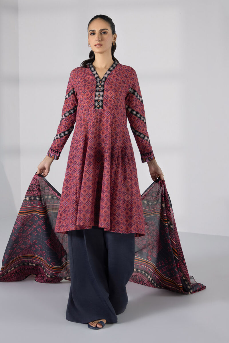 3 Piece - Printed Lawn Suit