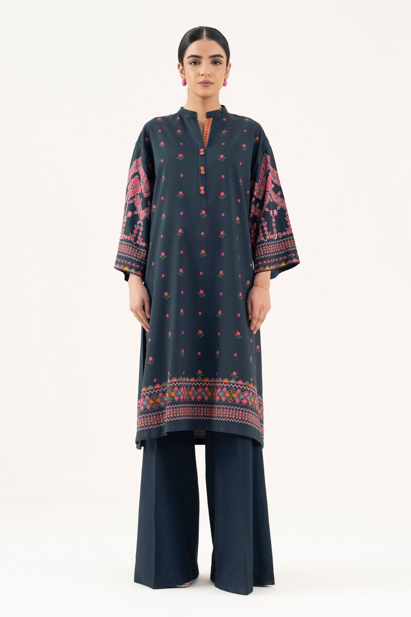 2 Piece - Printed Viscose Khaddar Suit