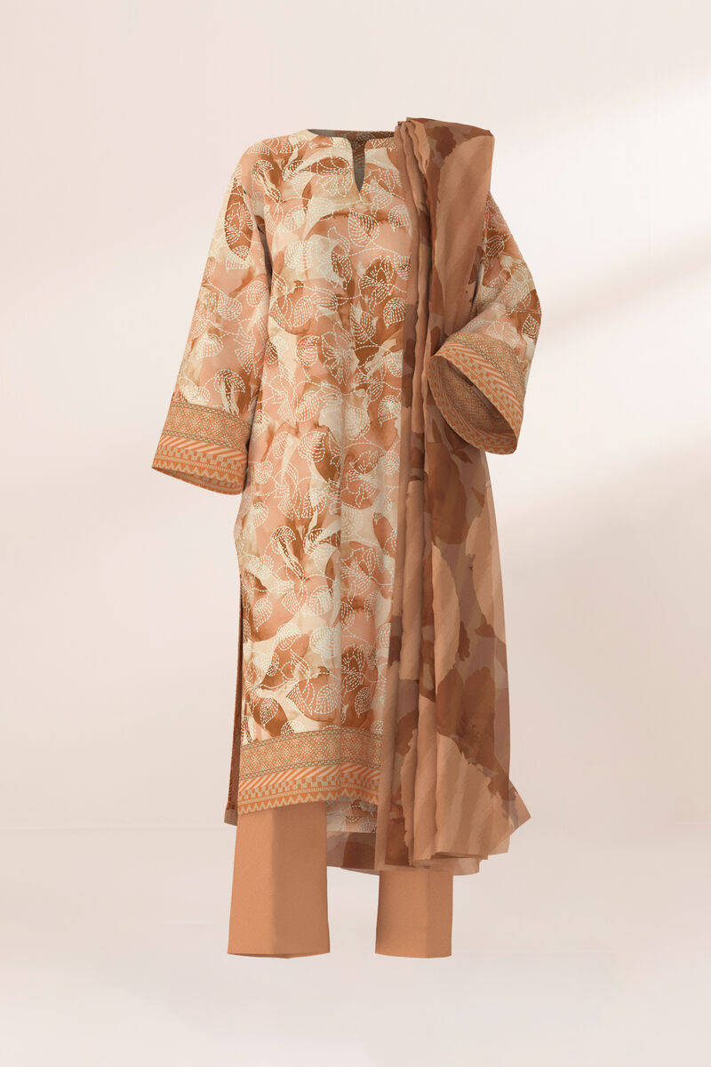3 Piece - Printed Lawn Suit