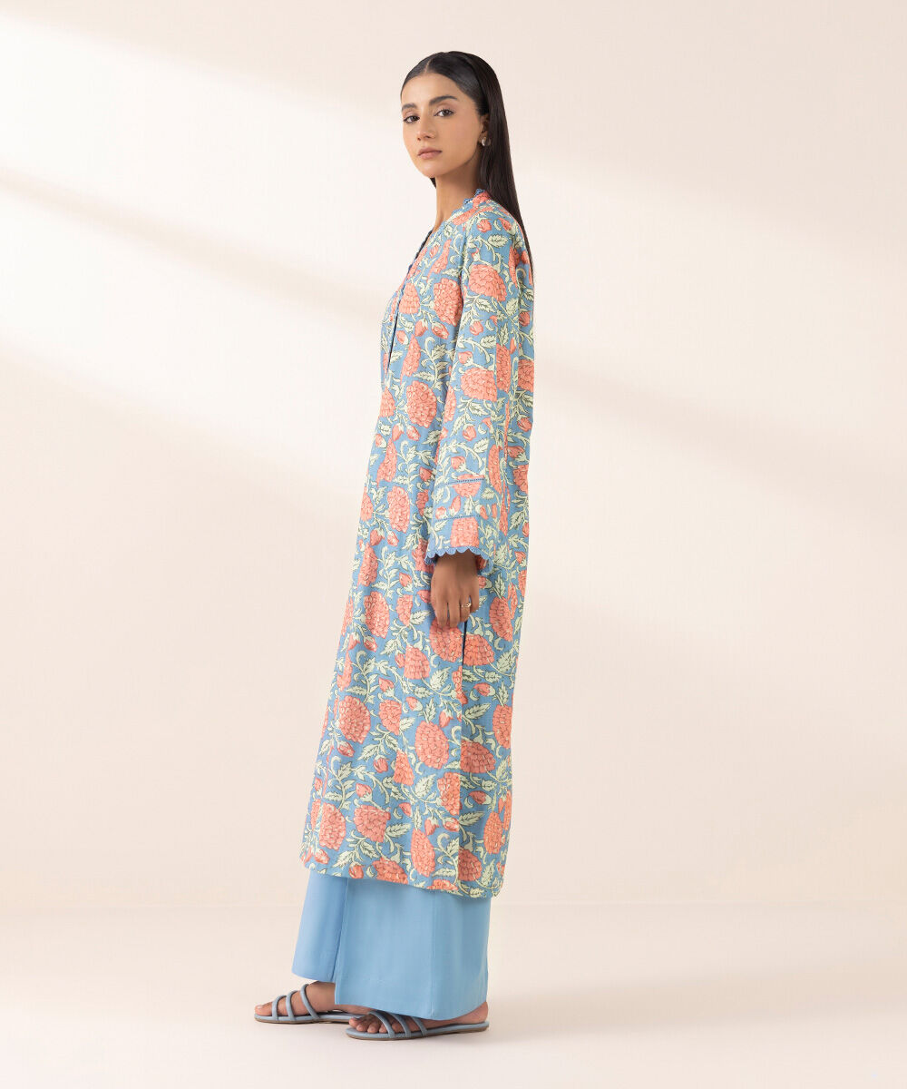 Women's Pret Cross Hatch Multi Printed A-Line Shirt