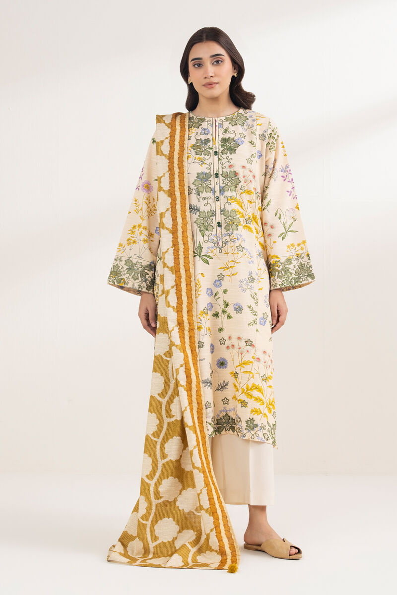 Printed Khaddar Dupatta