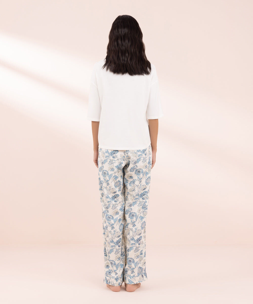 Women's Sleepwear T-Shirt With Applique