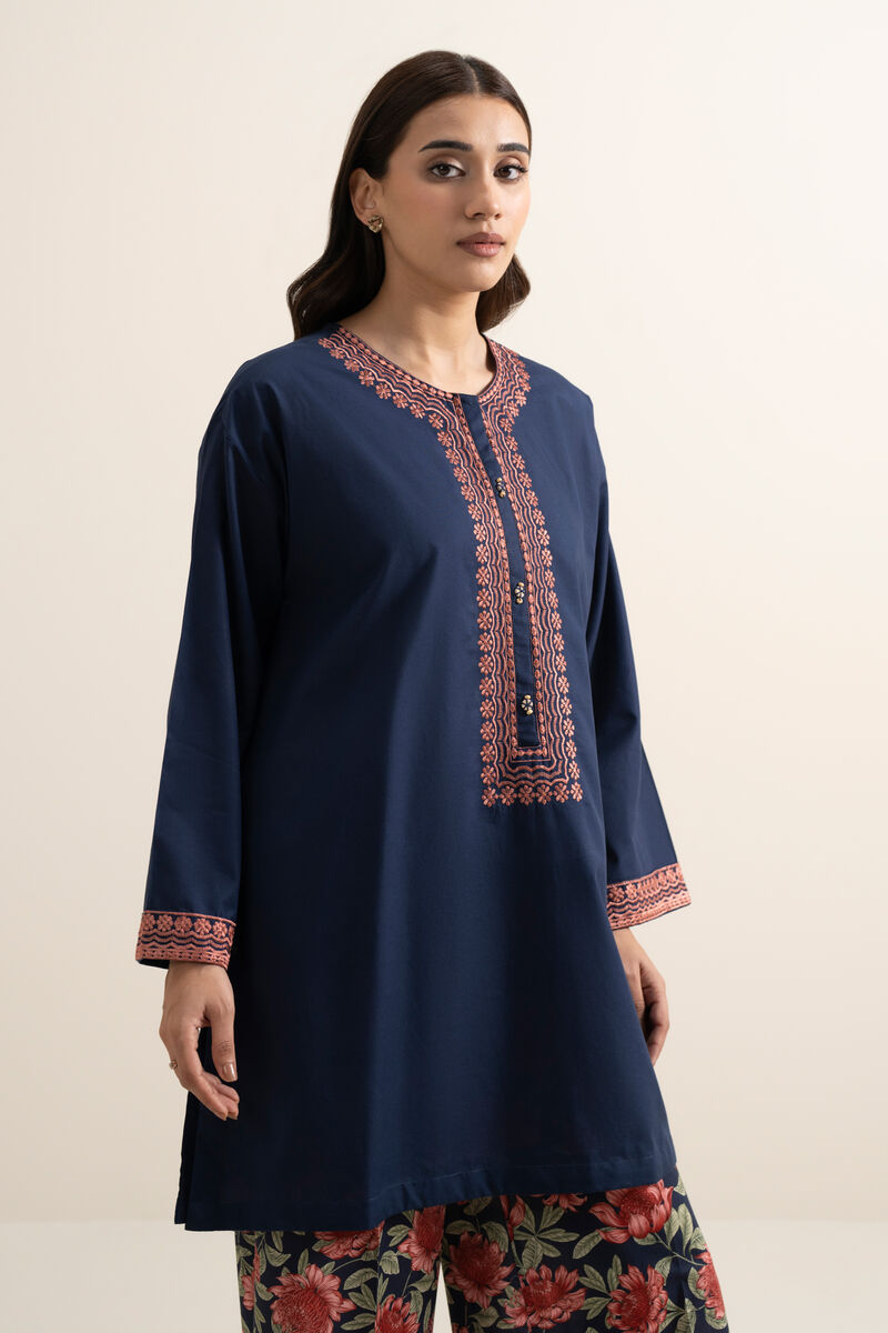 Embroidered Cambric Shirt