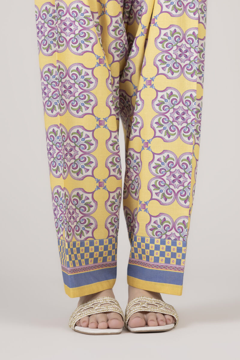 Printed Cotton Viscose Shalwar