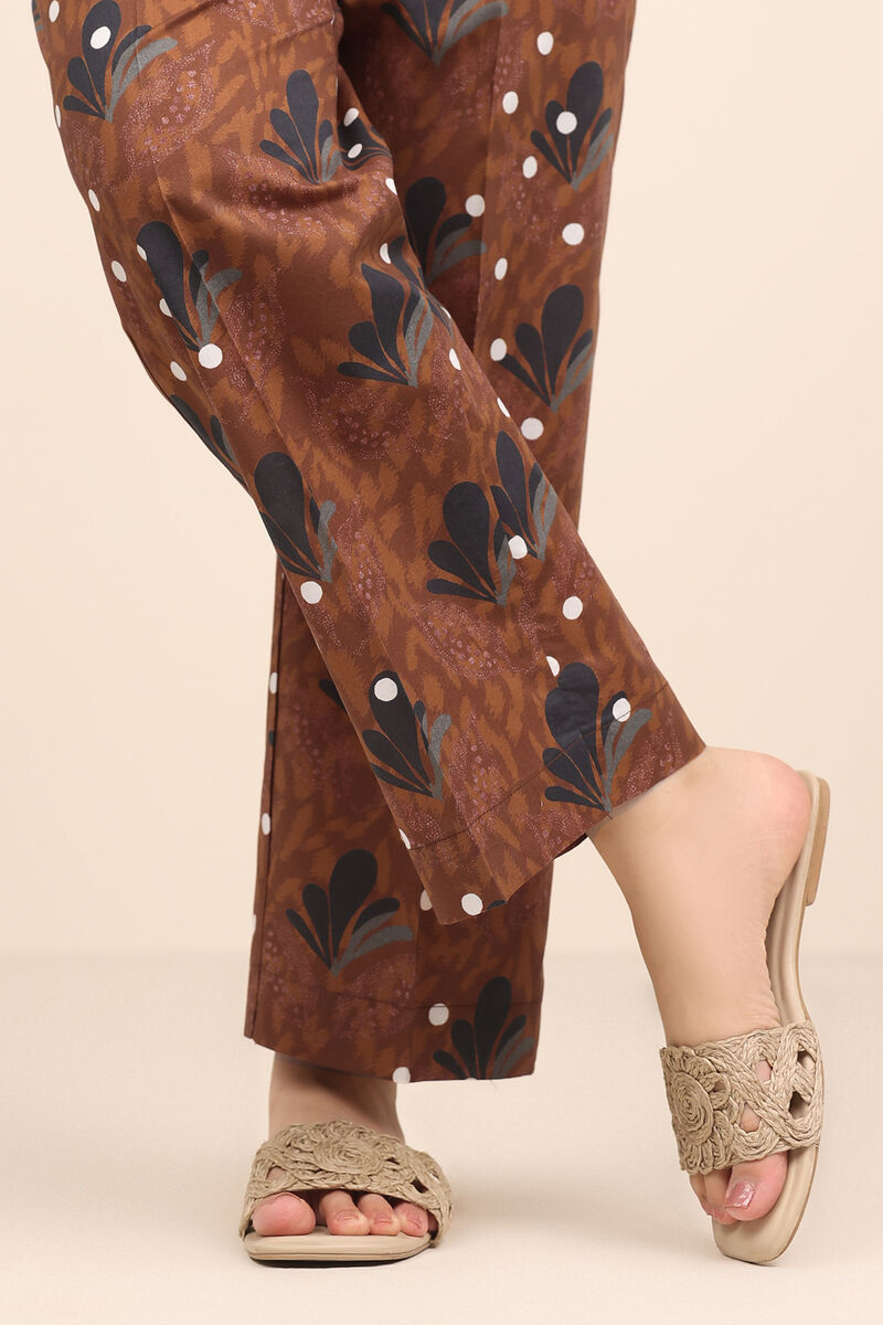 Printed Cambric Straight Pants