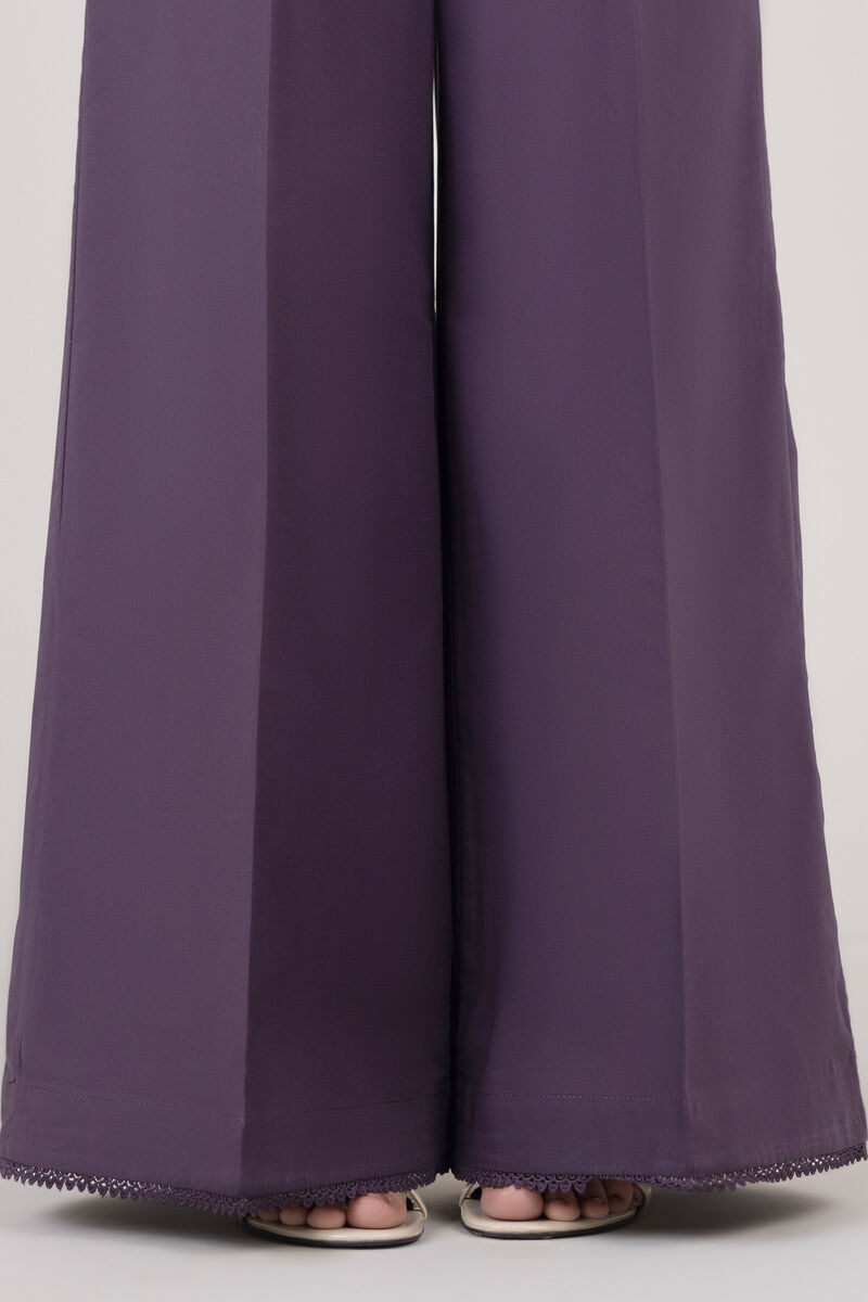 Solid Cambric Flared Pants