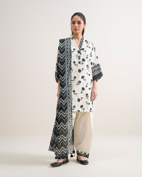 2 Piece - Printed Lawn Suit