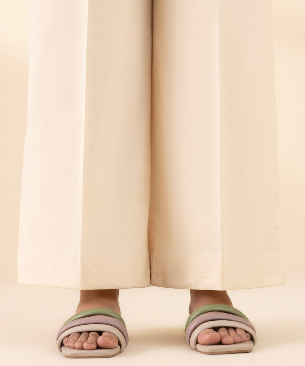 Unstitched Women's Off White Lawn Printed Shirt Dupatta