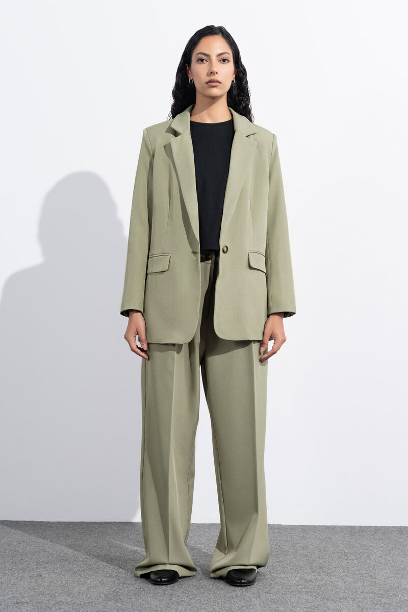 Loose-Fit Tailored Blazer