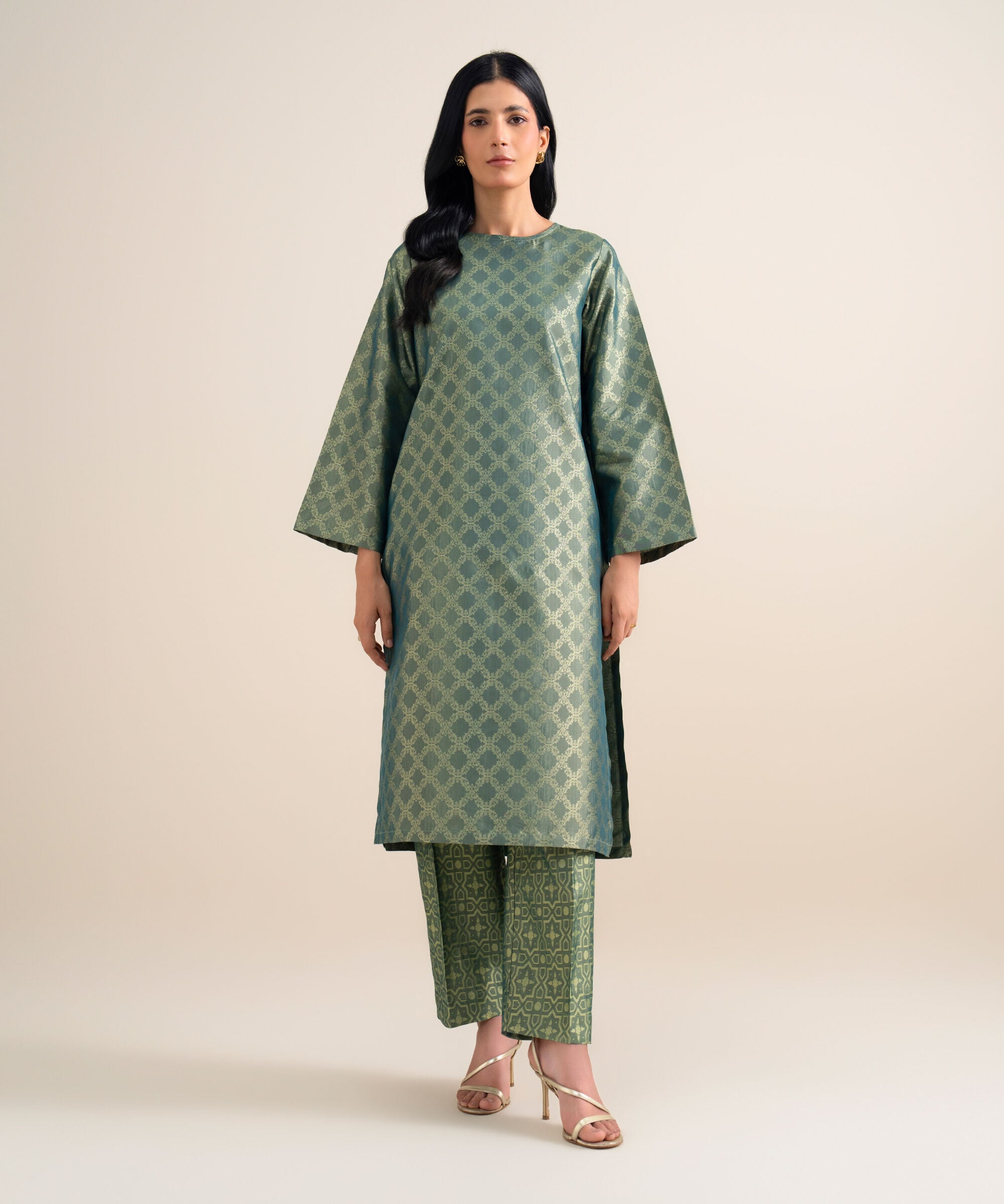 Unstitched 2 Pc Jacquard 01SDY23V01TS