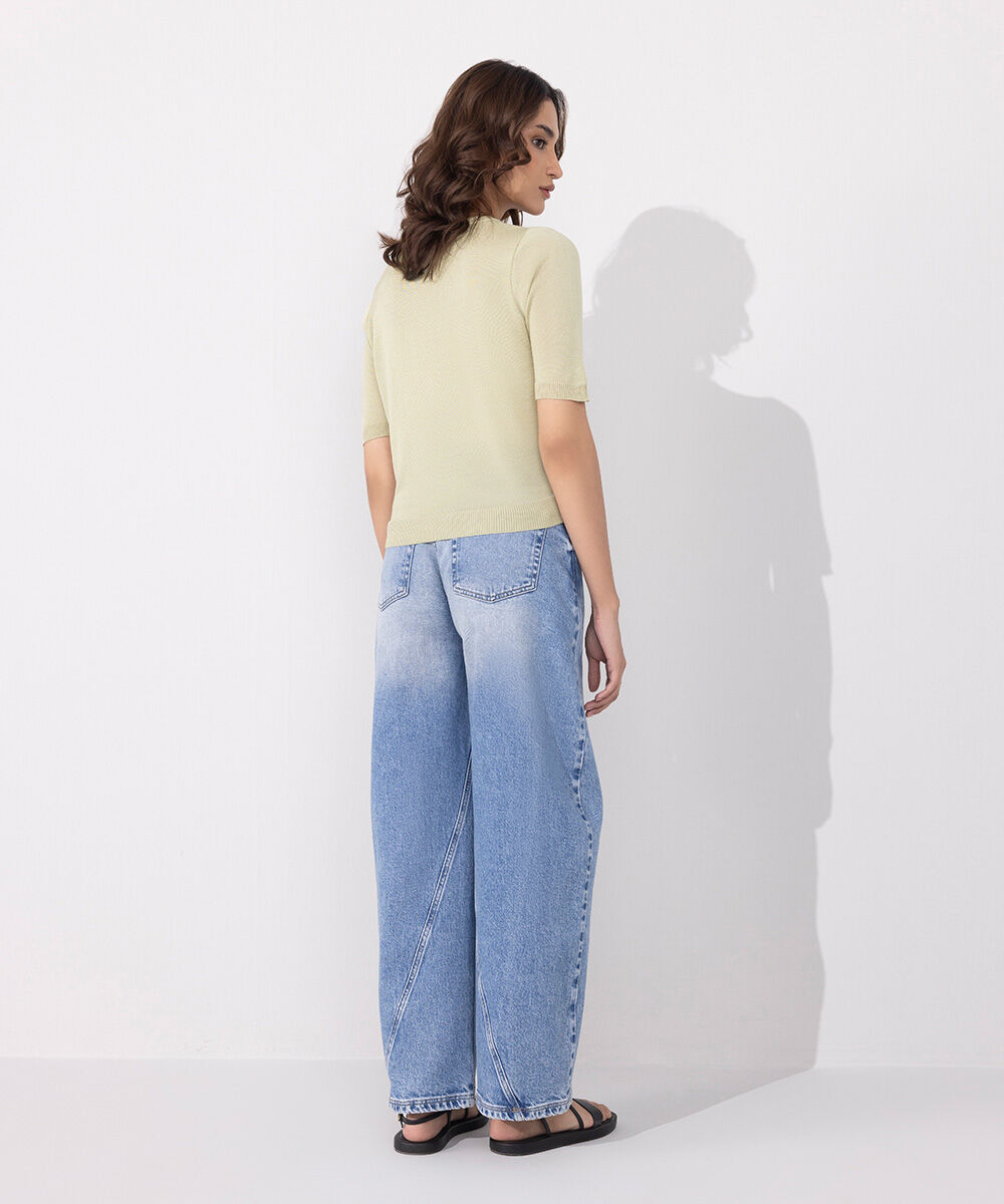 Women's Western Wear Beige Light Weight Knitted Top