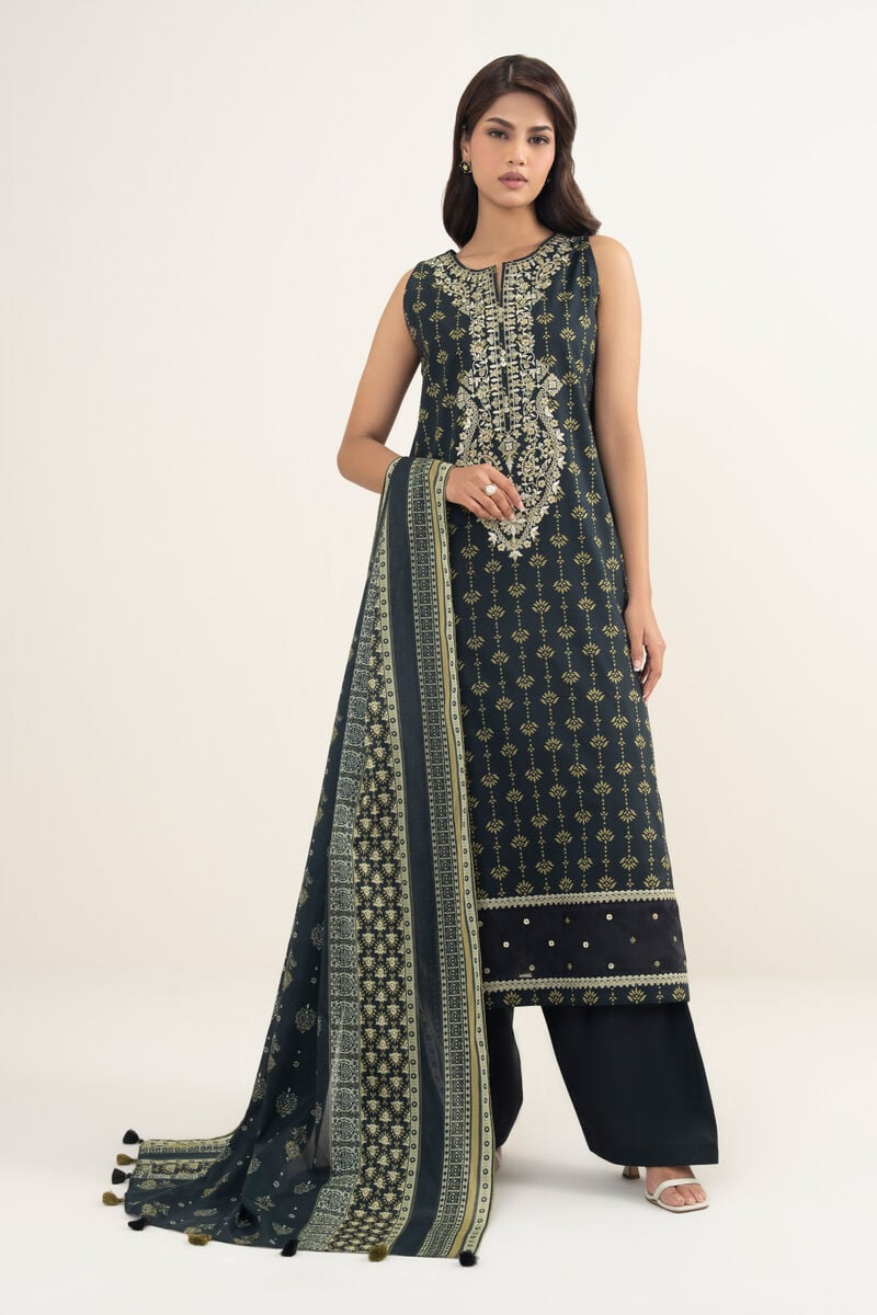 3 Piece - Embroidered Lawn Suit