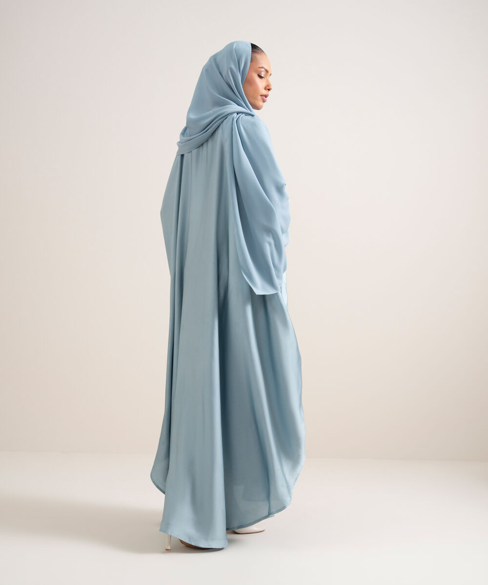 Women's Light Blue Kaftan Abbaya Set