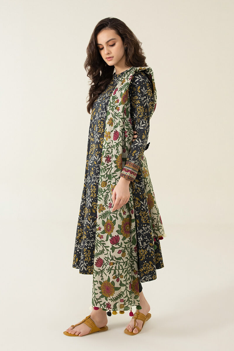 3 Piece - Printed Lawn Suit
