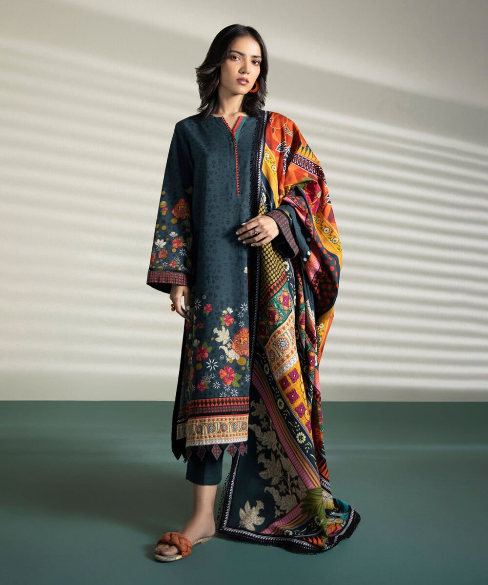 Ladies Unstitched Day to Day Suit 3DAYZ23V1105