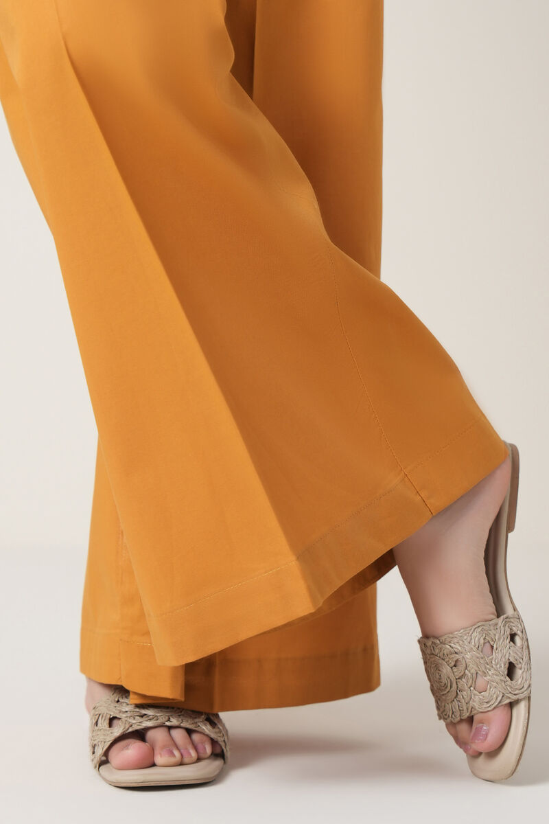 Solid Cambric Flared Pants