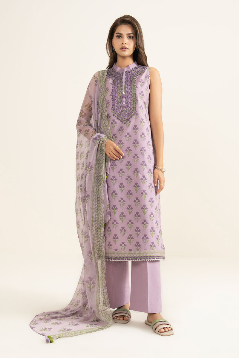 3 Piece - Embroidered Lawn Suit