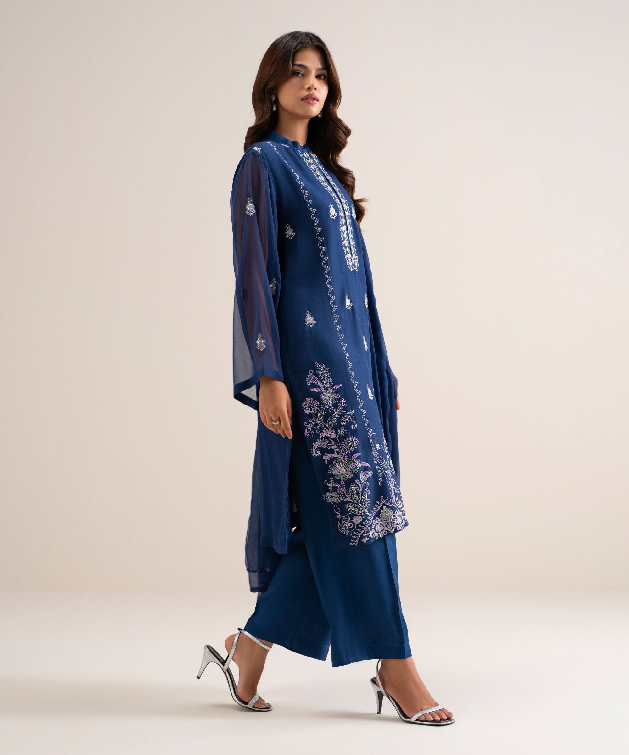 Unstitched 3 Pc Chiffon U3FELX25V662