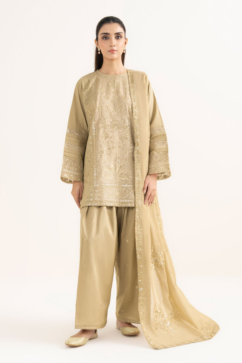 Embroidered Manaar Dupatta