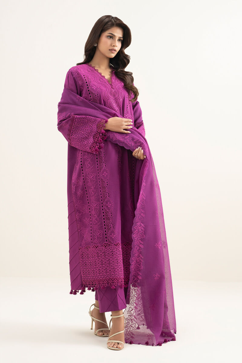 3 Piece - Embroidered Lawn Suit