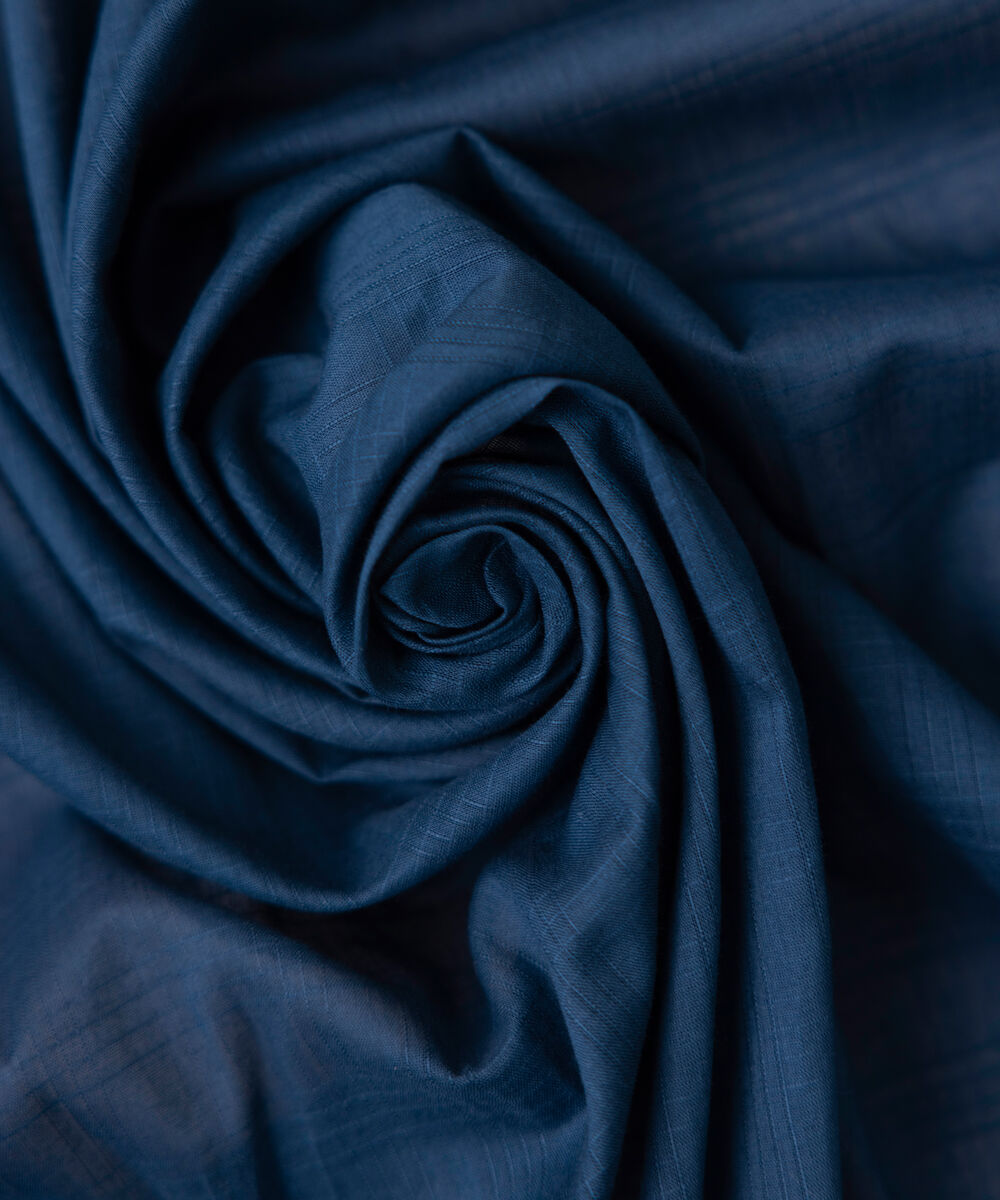 Textured Voile Blue Solid Dupatta