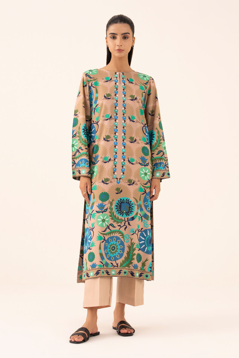 Printed Arabic Lawn Shirt