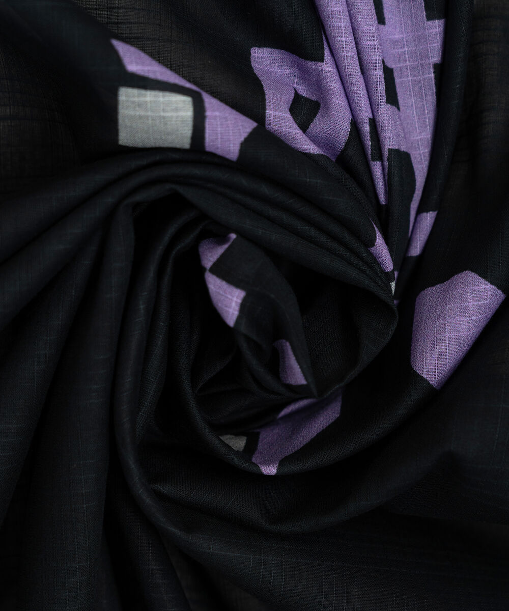 Textured Voile Printed Dupatta